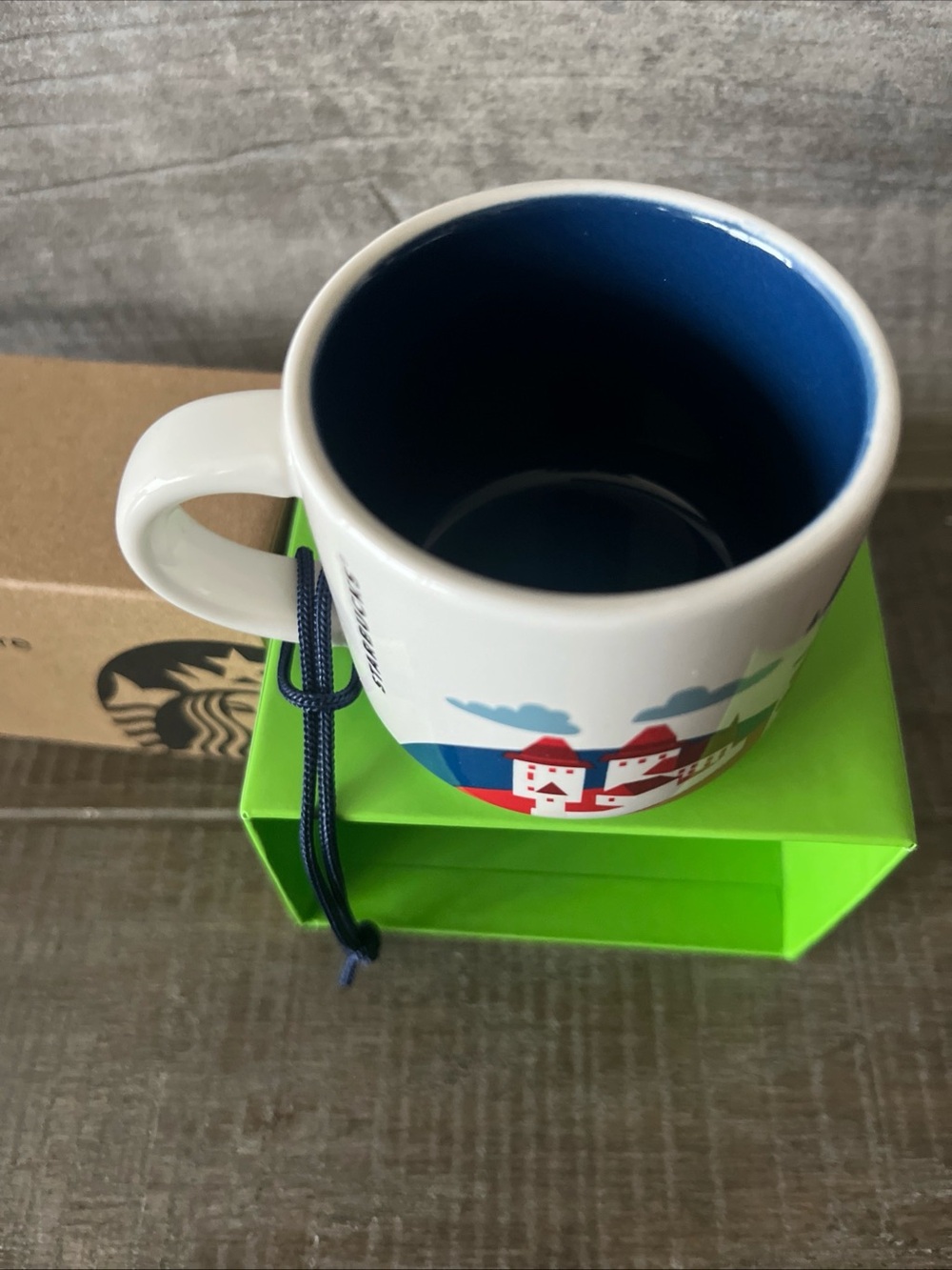 New Starbucks Czech Republic You Are Here 2 oz Demi Espresso Mug Ornament 2025 - Picture 7 of 8